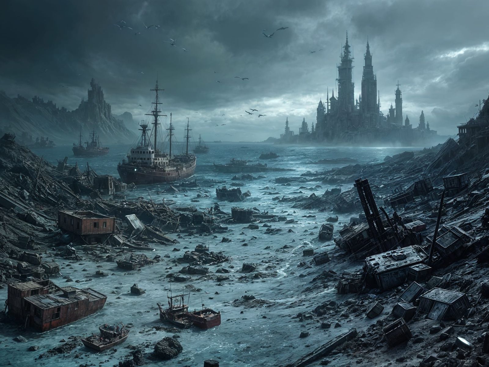 Post-Apocalyptic Ocean Floor Revealed