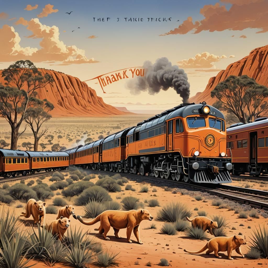 Australian Outback Celebration with Outback Express Train