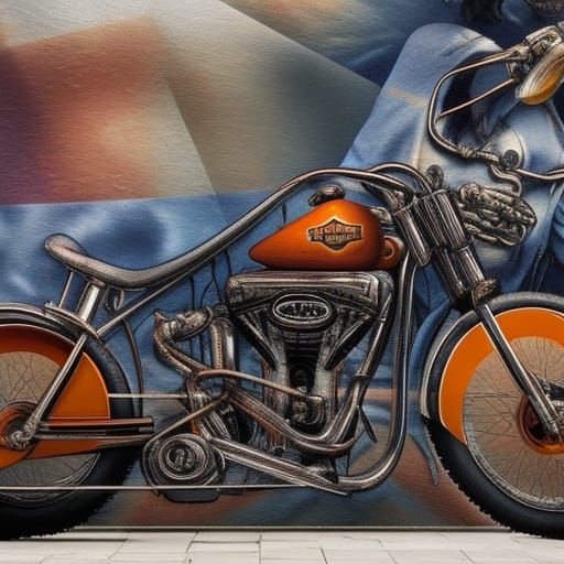 Harley Davidson Graffitti