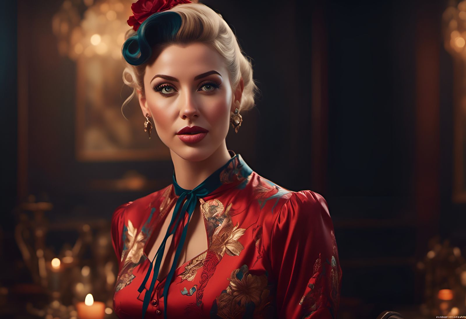 Hyperdetailed Portrait with Dynamic Lighting