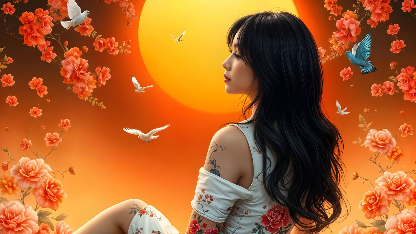 Ethereal Beauty in an Artistic Haven