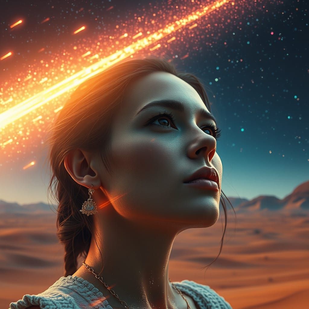 Ethereal Desert Dreamer Radiates Otherworldly Energy