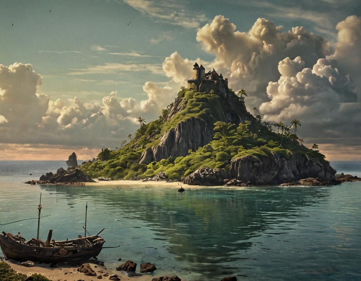 Eerie Mysterious Island Emerges from the Sea
