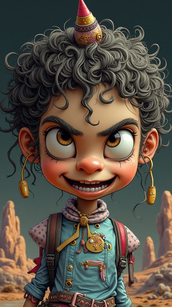 Gigantic Girl in Sparkly Shoes Brings Whimsy to the Landscap...