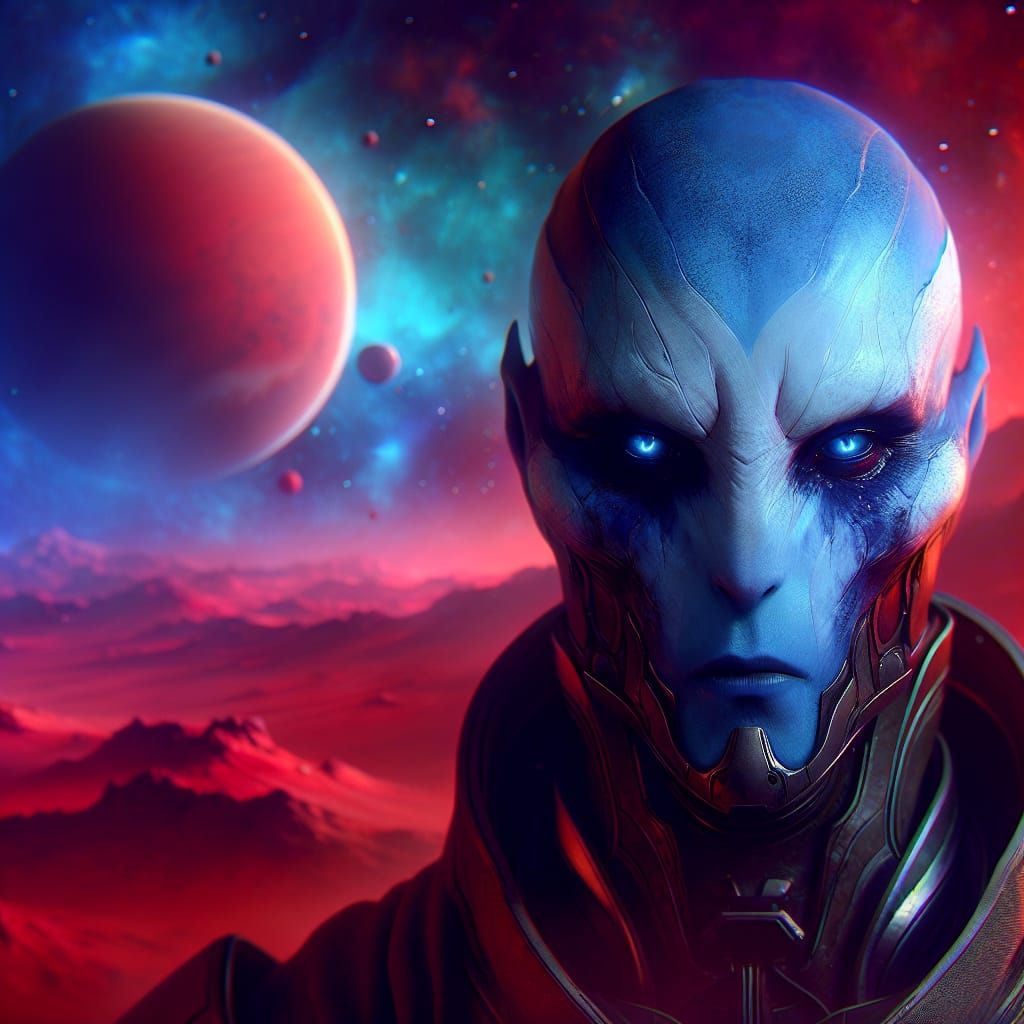 Dr Manhattan on Mars