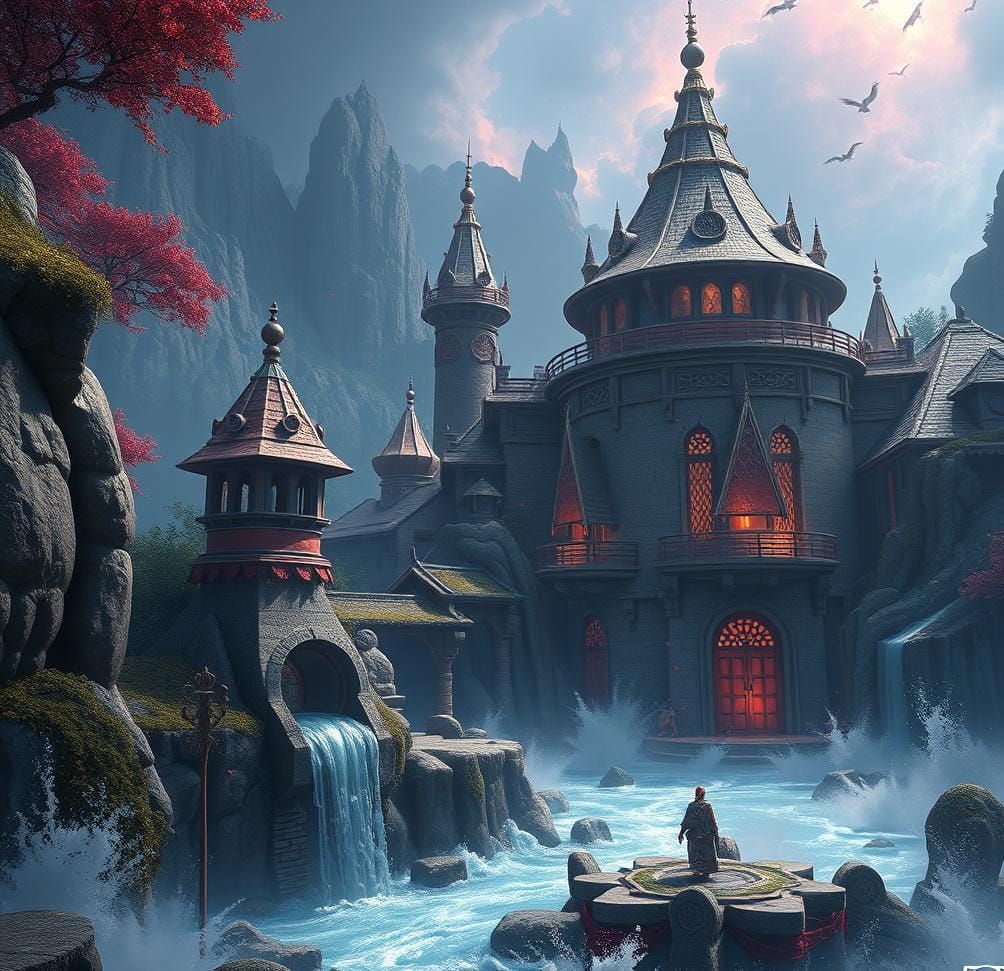 Komorebi: Detailed Matte Painting in Deep Color