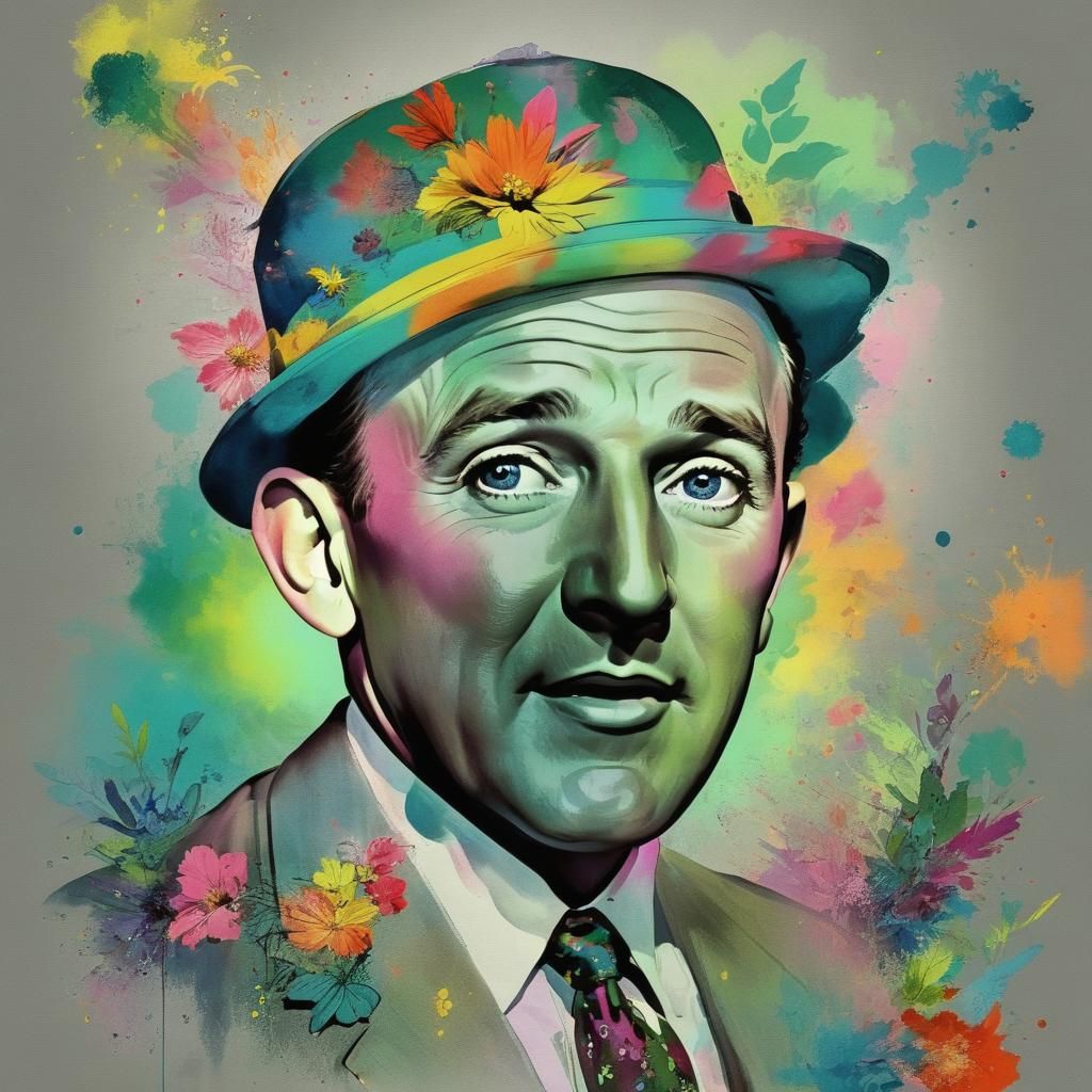 Bing Crosby in a Colorful Fantasy Style