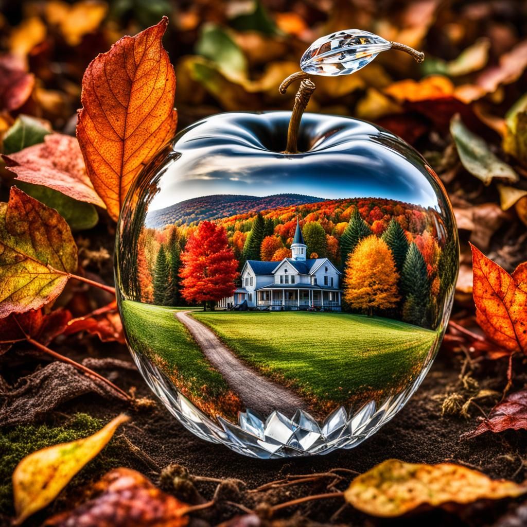 Beautiful Vermont Fall Foliage Sparkling Fruit!!