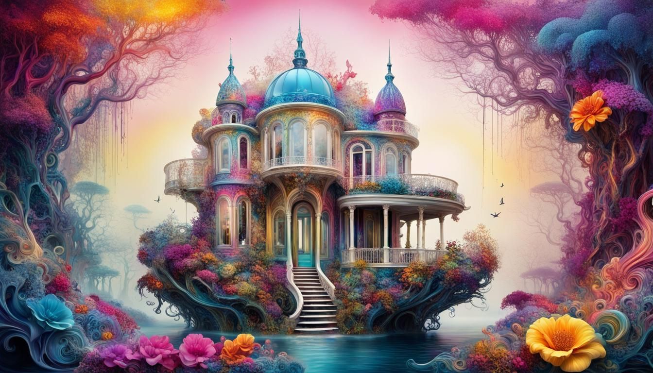 Dreamy Abstract Home Design in Fantasy Style
