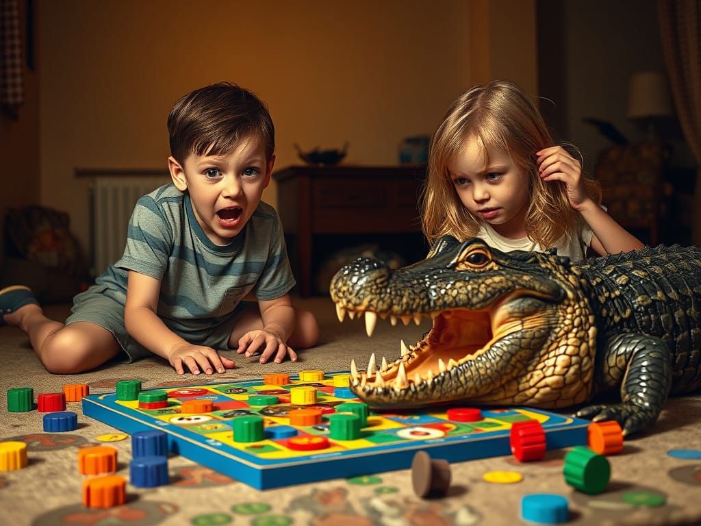 "Hungry Hungry Alligator" Part of the Dangerous Toys Collection