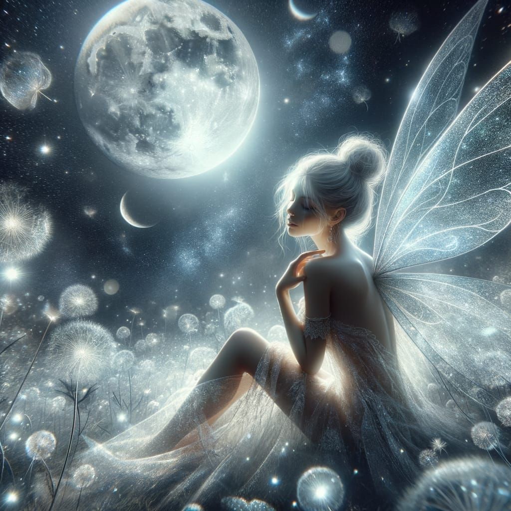 Moonlit Fairy in Celestial Whimsy