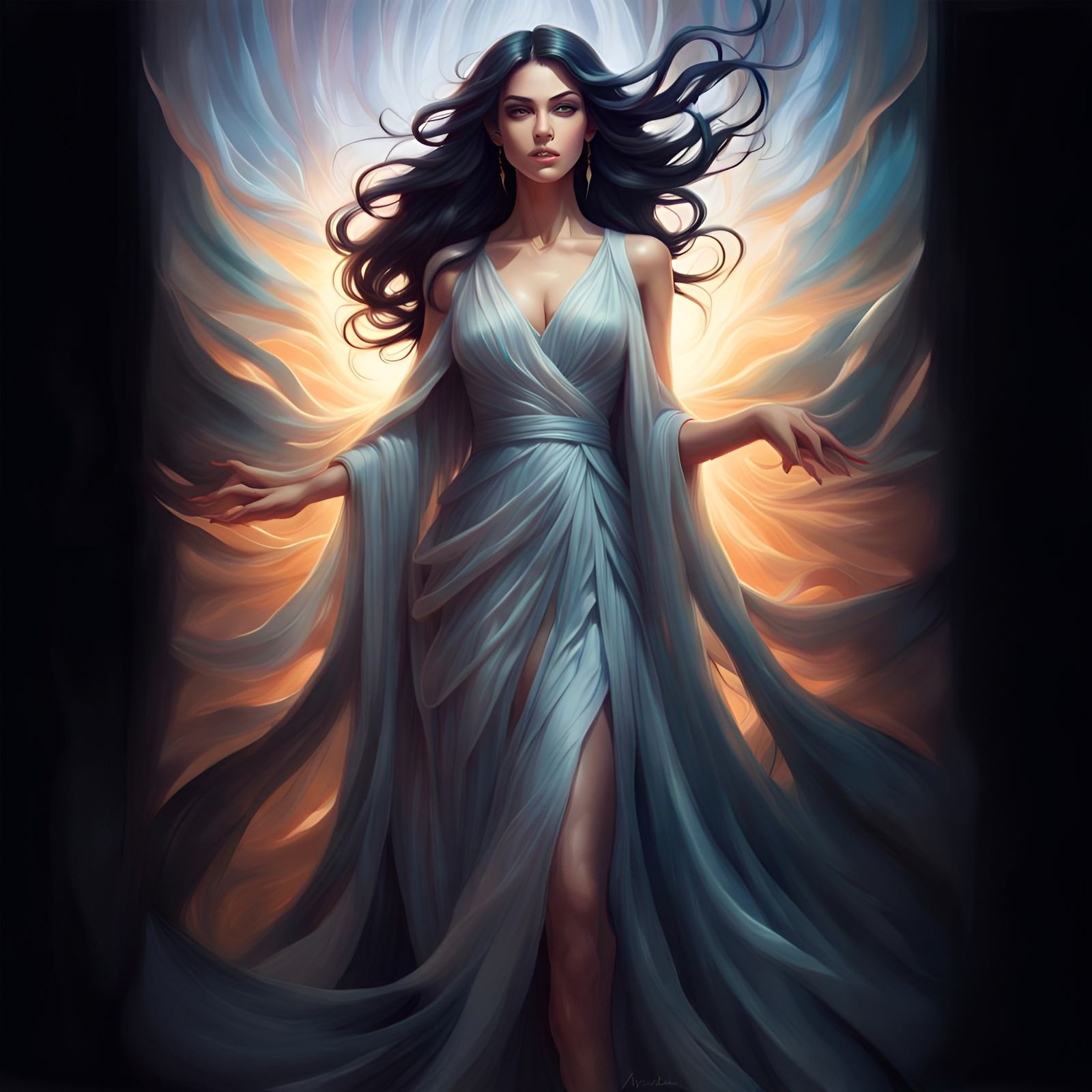 A majestic, ethereal woman