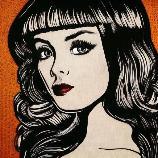 Creepy Talking Tina Doll in Black and White