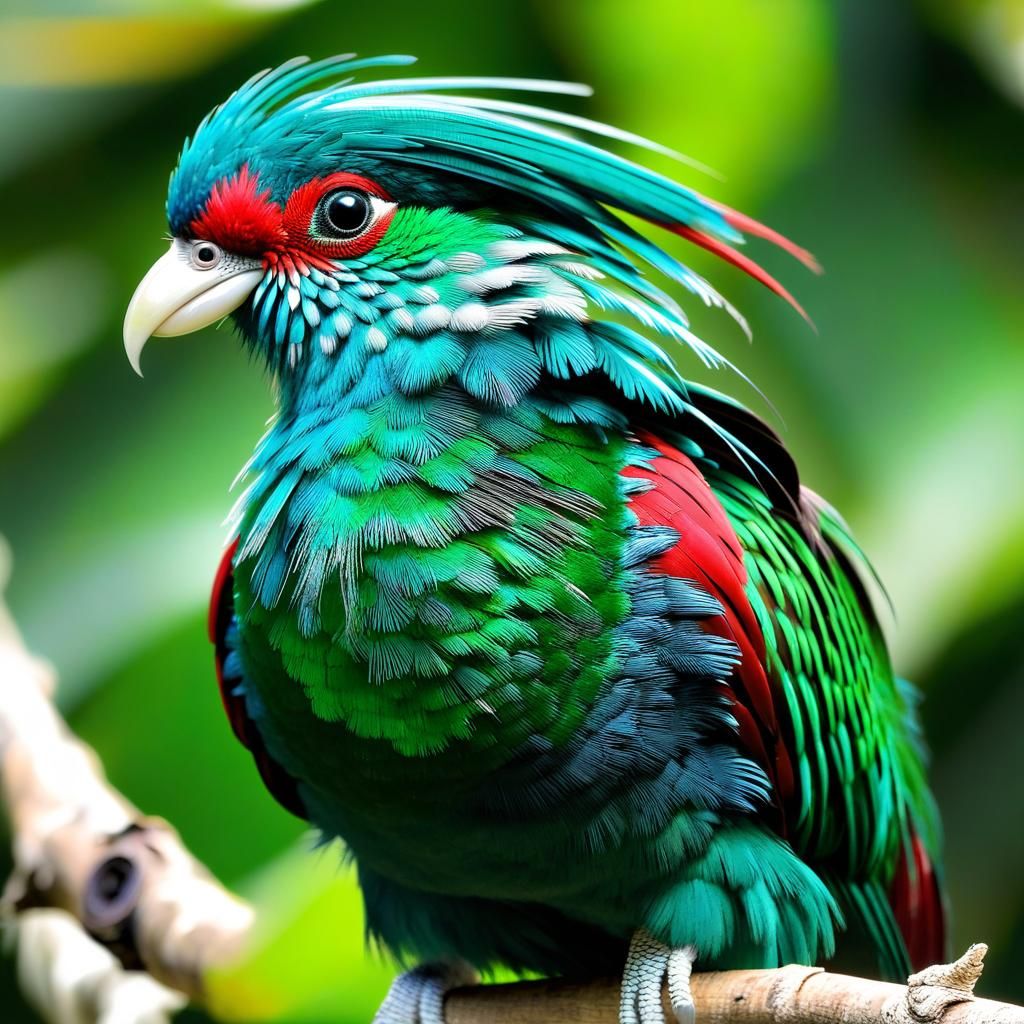 The resplendent quetzal Bird