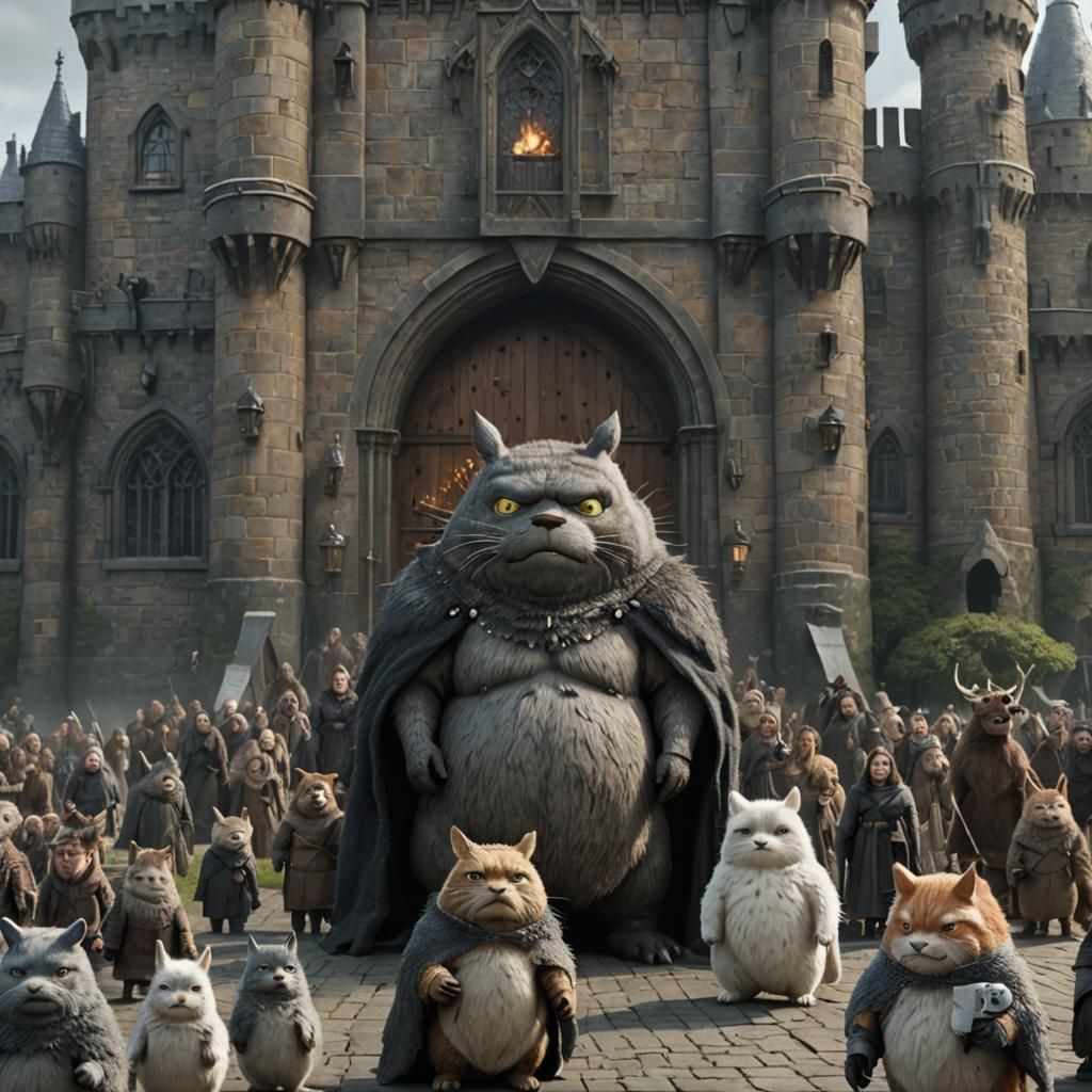 Totoro Game of Thrones: Winterfell Abomination