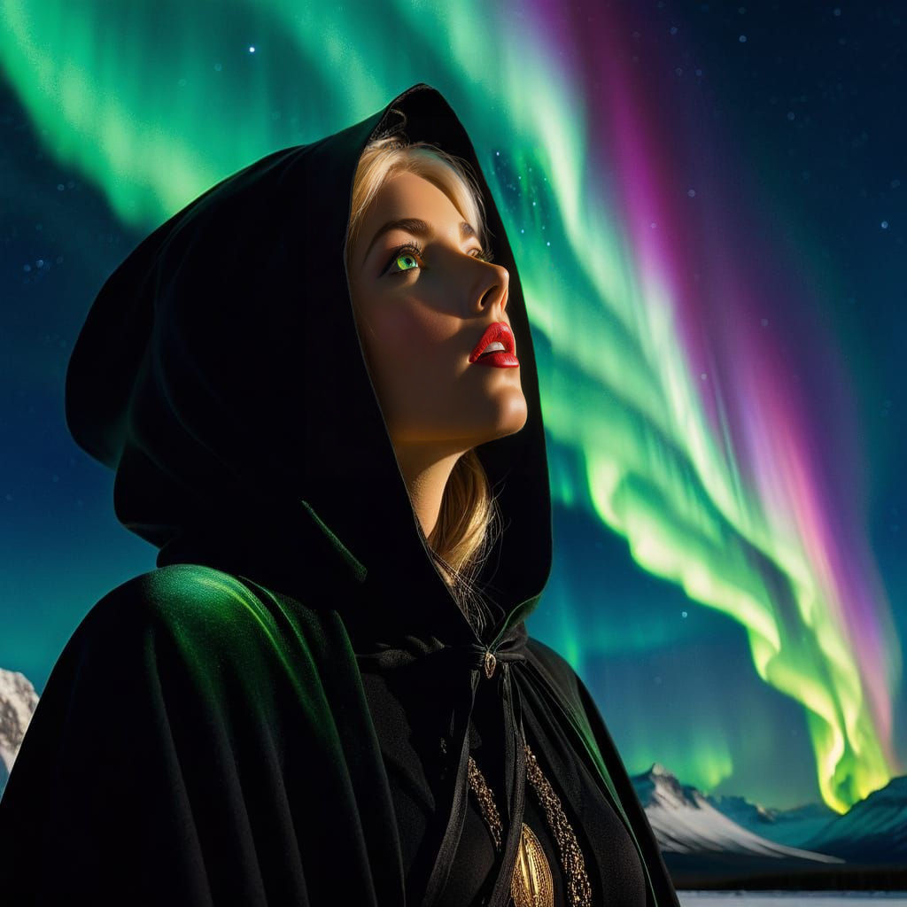 Northern Lights in Ethereal Radiance