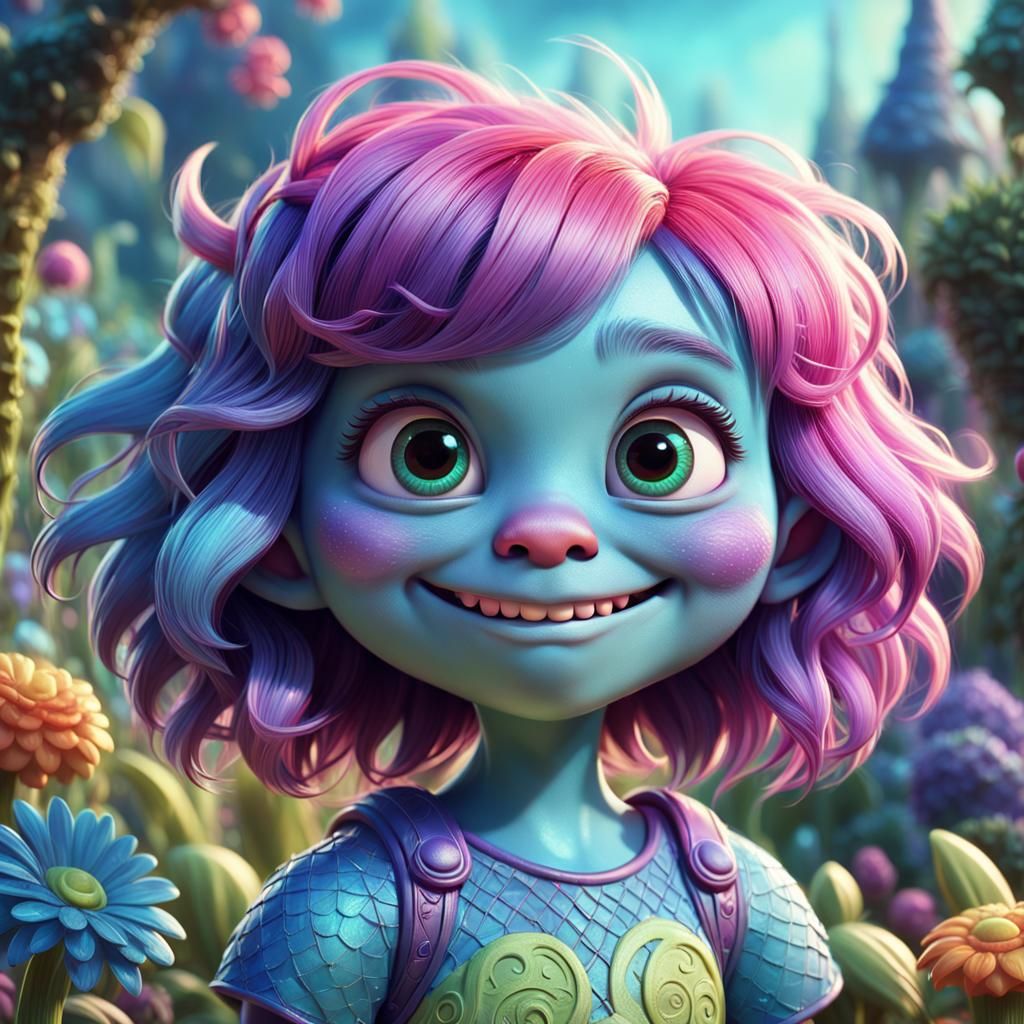 Charming Monster Portrait in Fantasy Garden