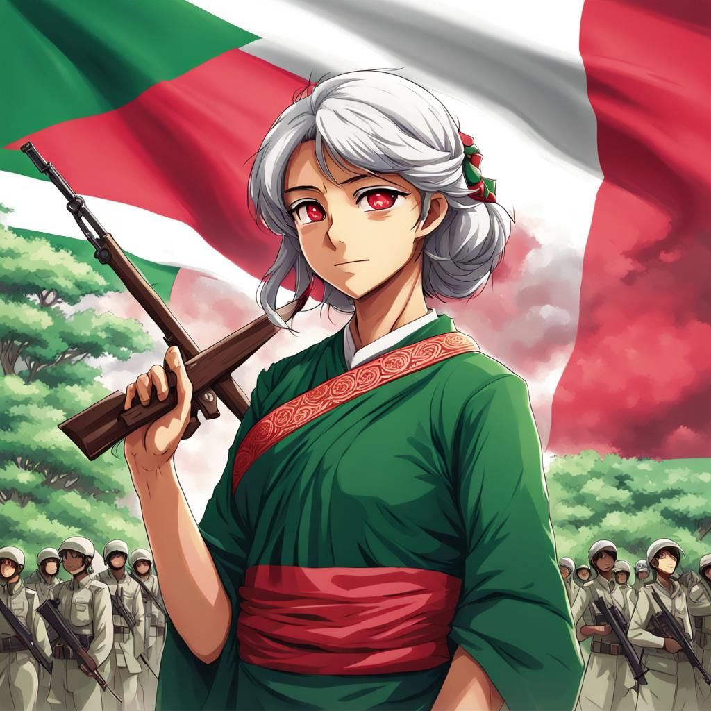 Bangladesh Personified as Anime Character