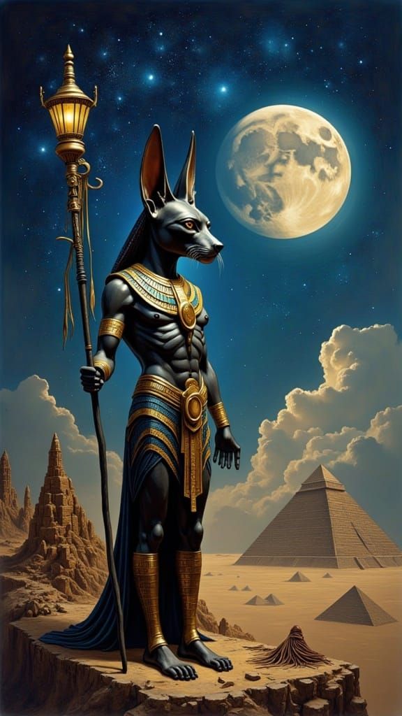 Egyptian God of Mummification Surveys Forgotten Kingdom