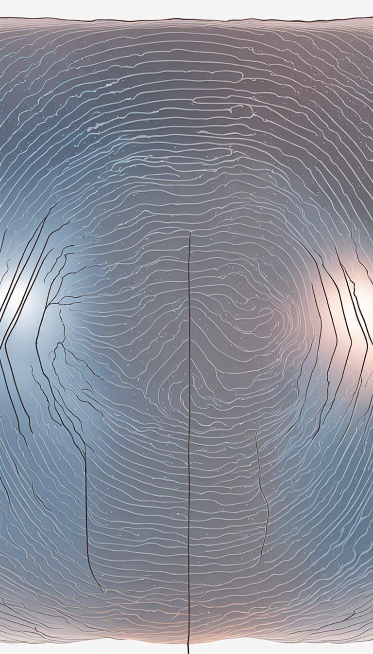 Holographic Zentangle Art of Crystalline Comets