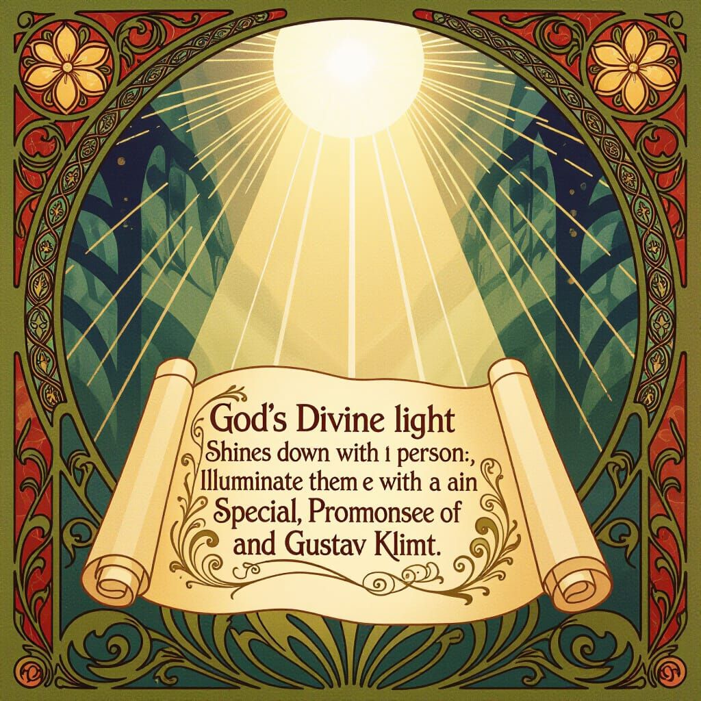 God's Divine Light and Sacred Promise