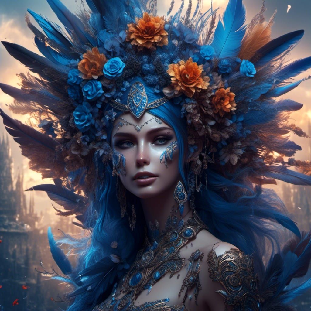 Blue Skull Princess of Shimmering Realms