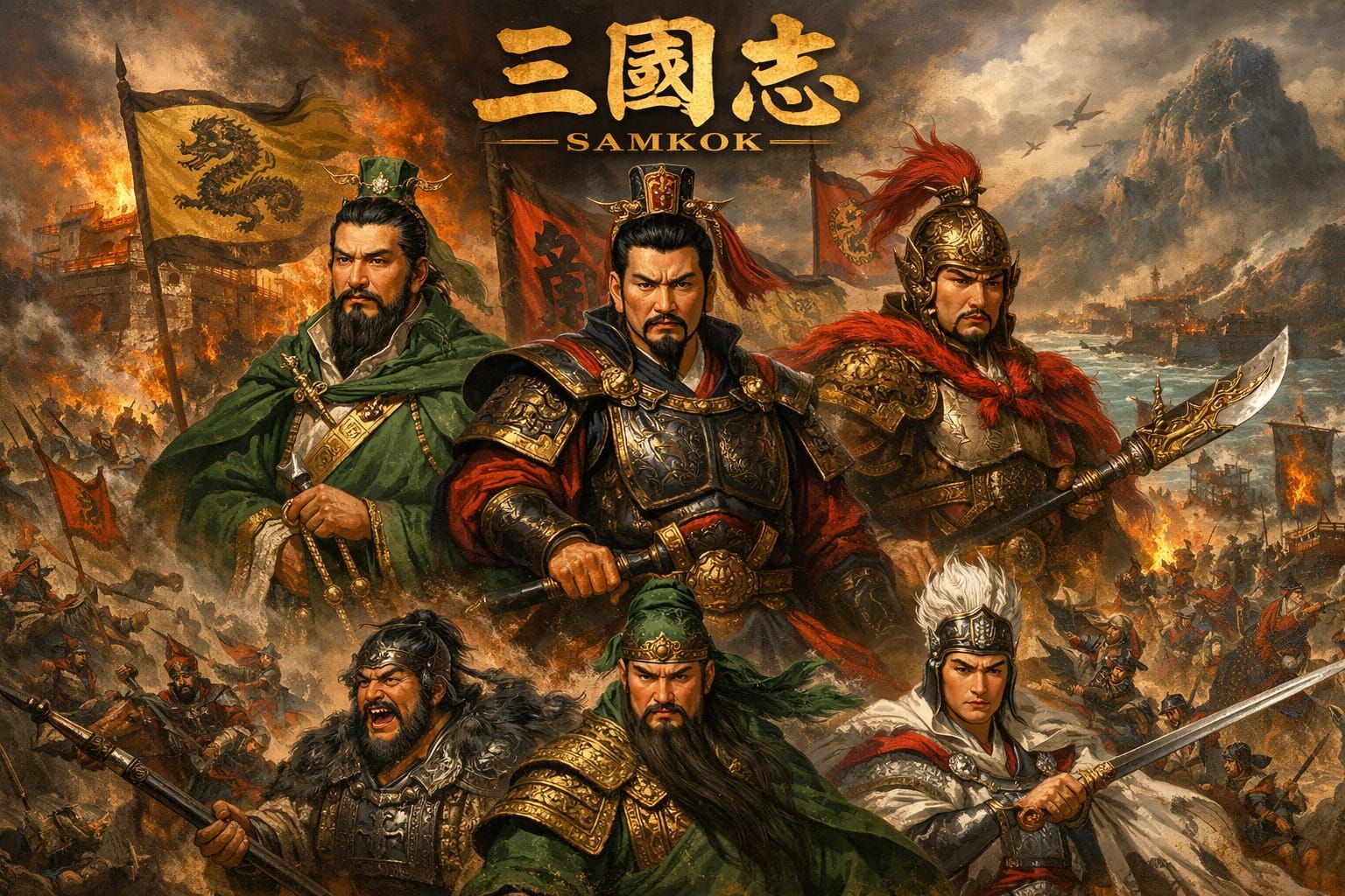 Samkok: AI Generated Artwork