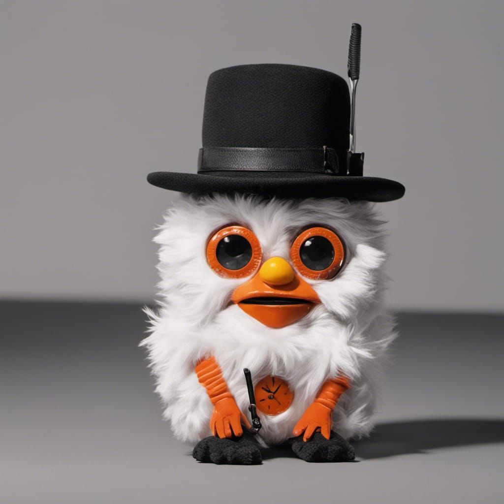 Furby in Clockwork Orange Dystopian Style