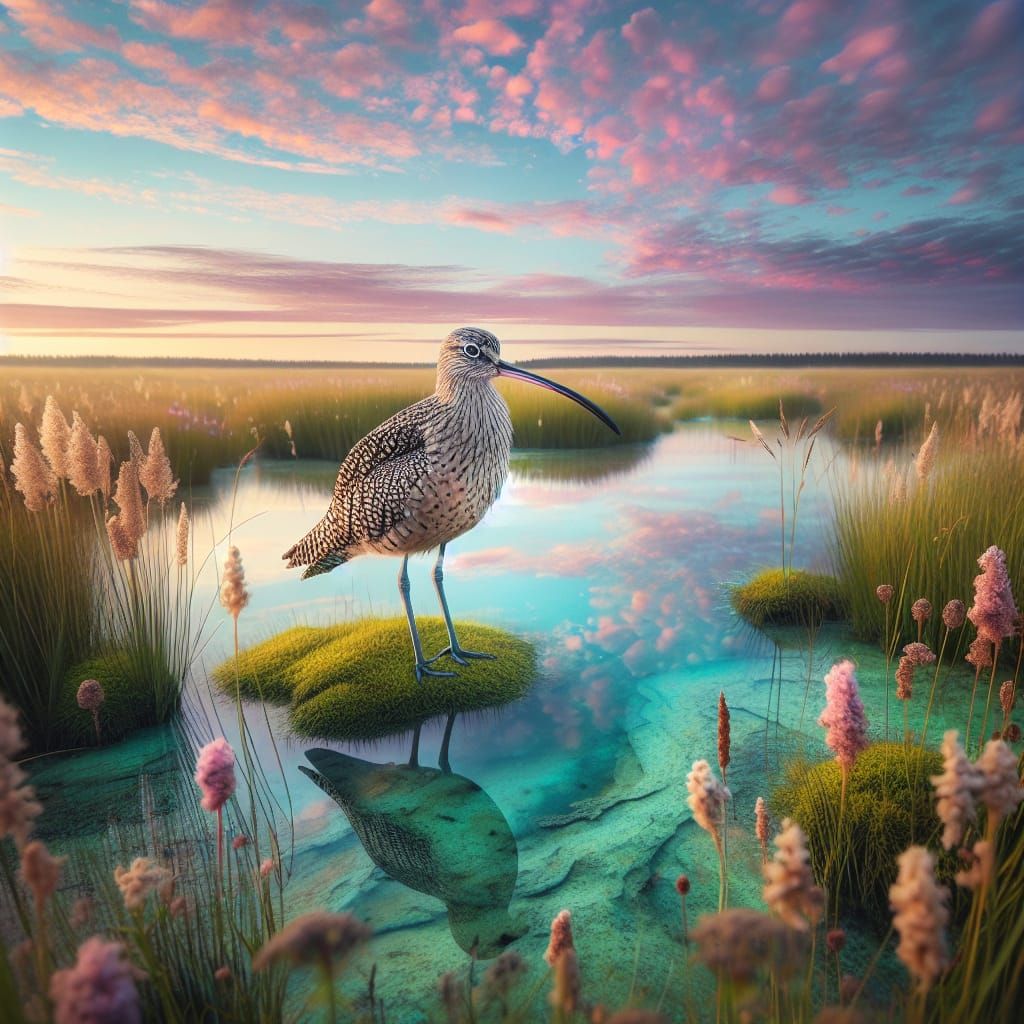 A slender-billed curlew - Extinct 2024