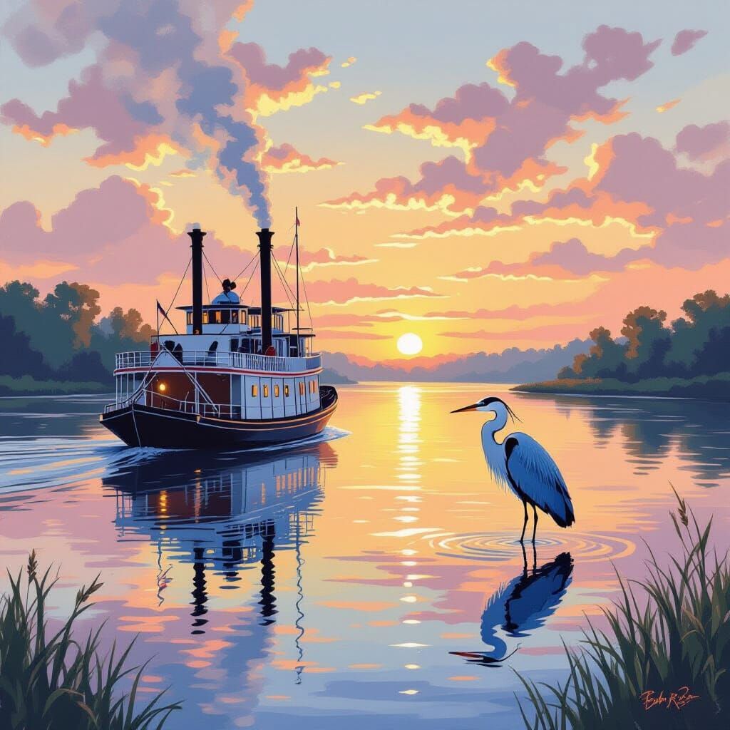 Rolling down the river