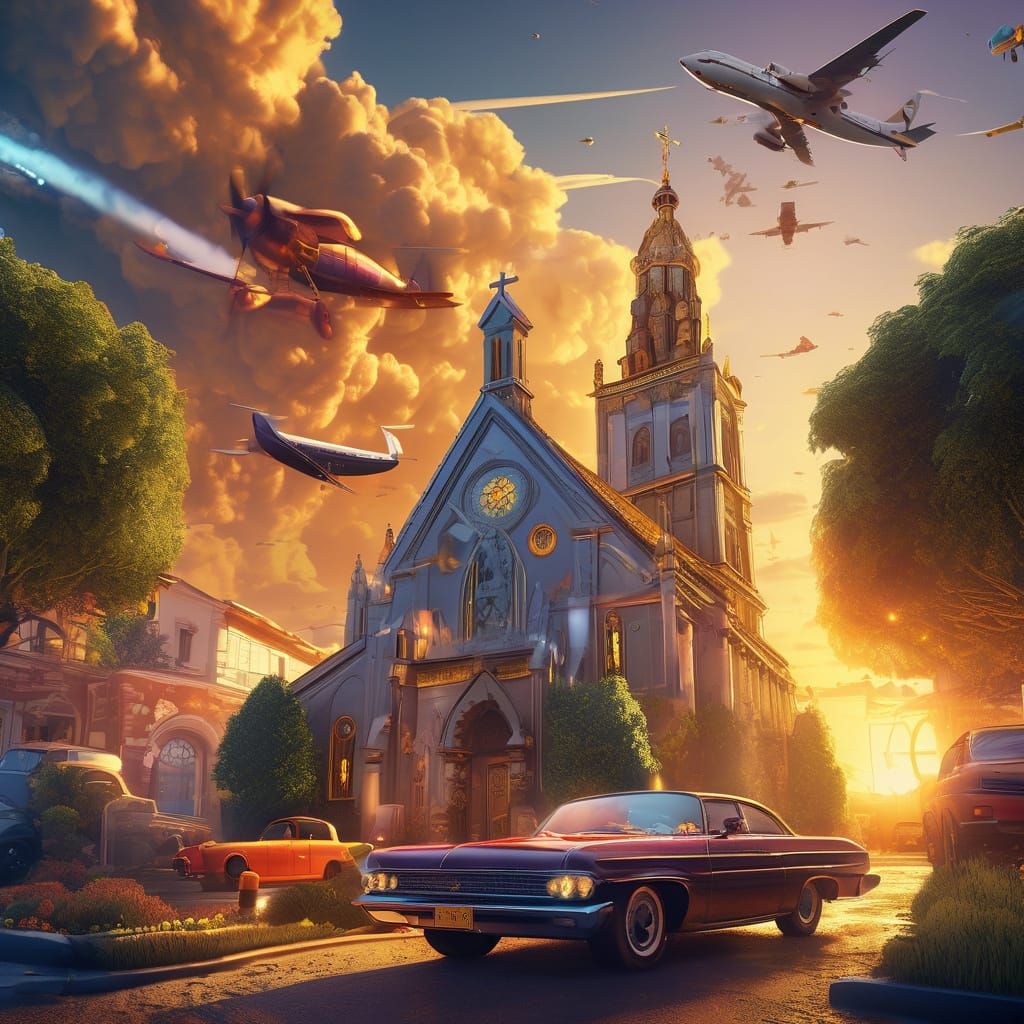 Modern Book Cover Art: Church and Modern Life