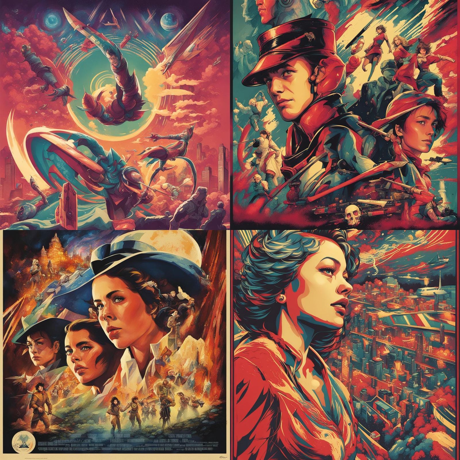 Bold Graphic Poster Art