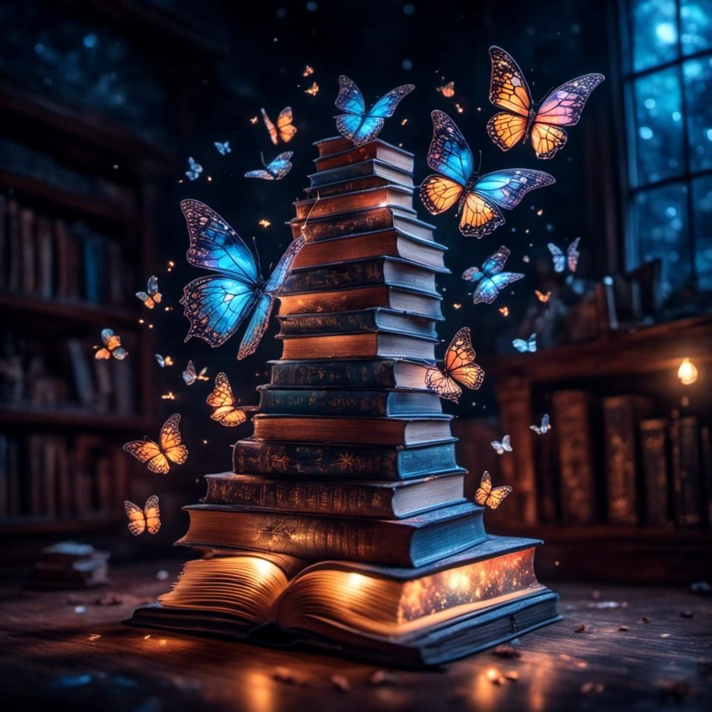 Books to Butterflies: A Whimsical Transformation