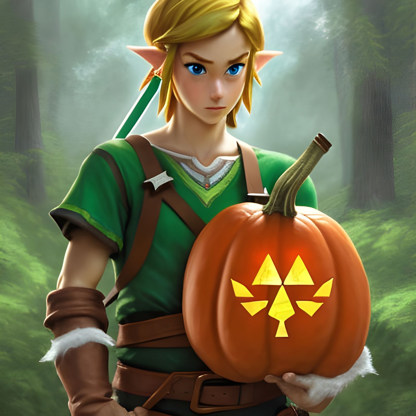 The Legend of Zelda: Link Wields the Master Gourd