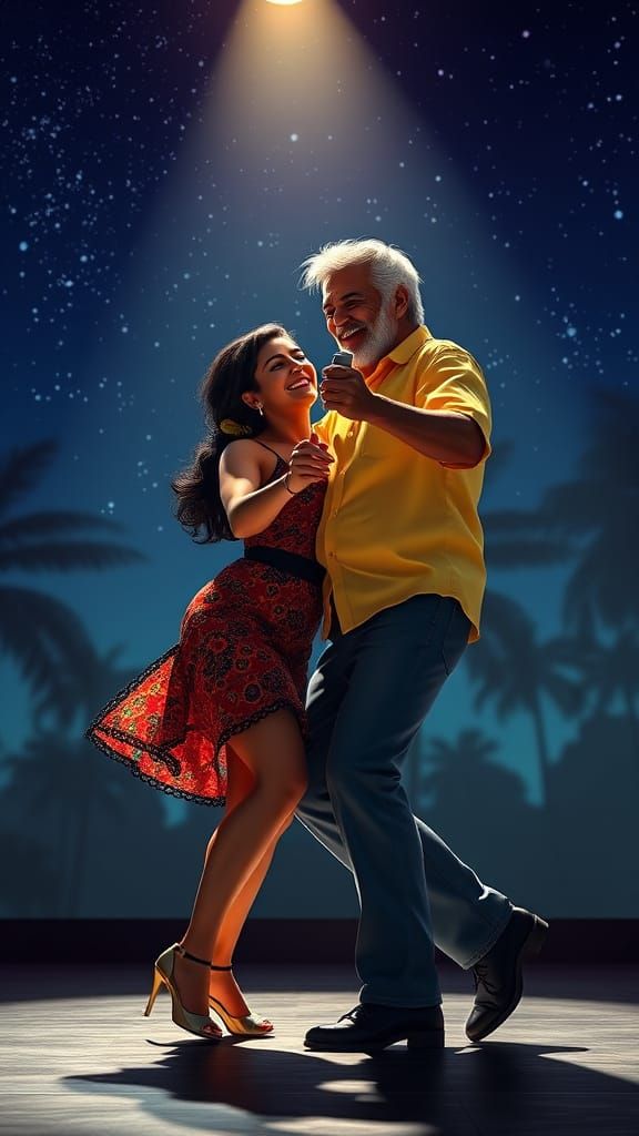 Joyful Lambada Dance in Tropical Rio