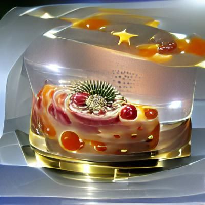 Swarovski Crystal Aspic: A Glimmering Delicacy