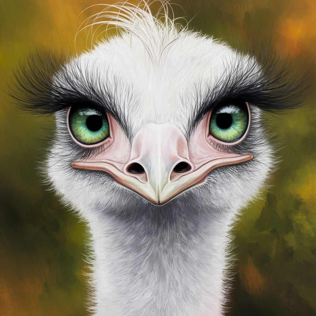 Green Eyed Emu