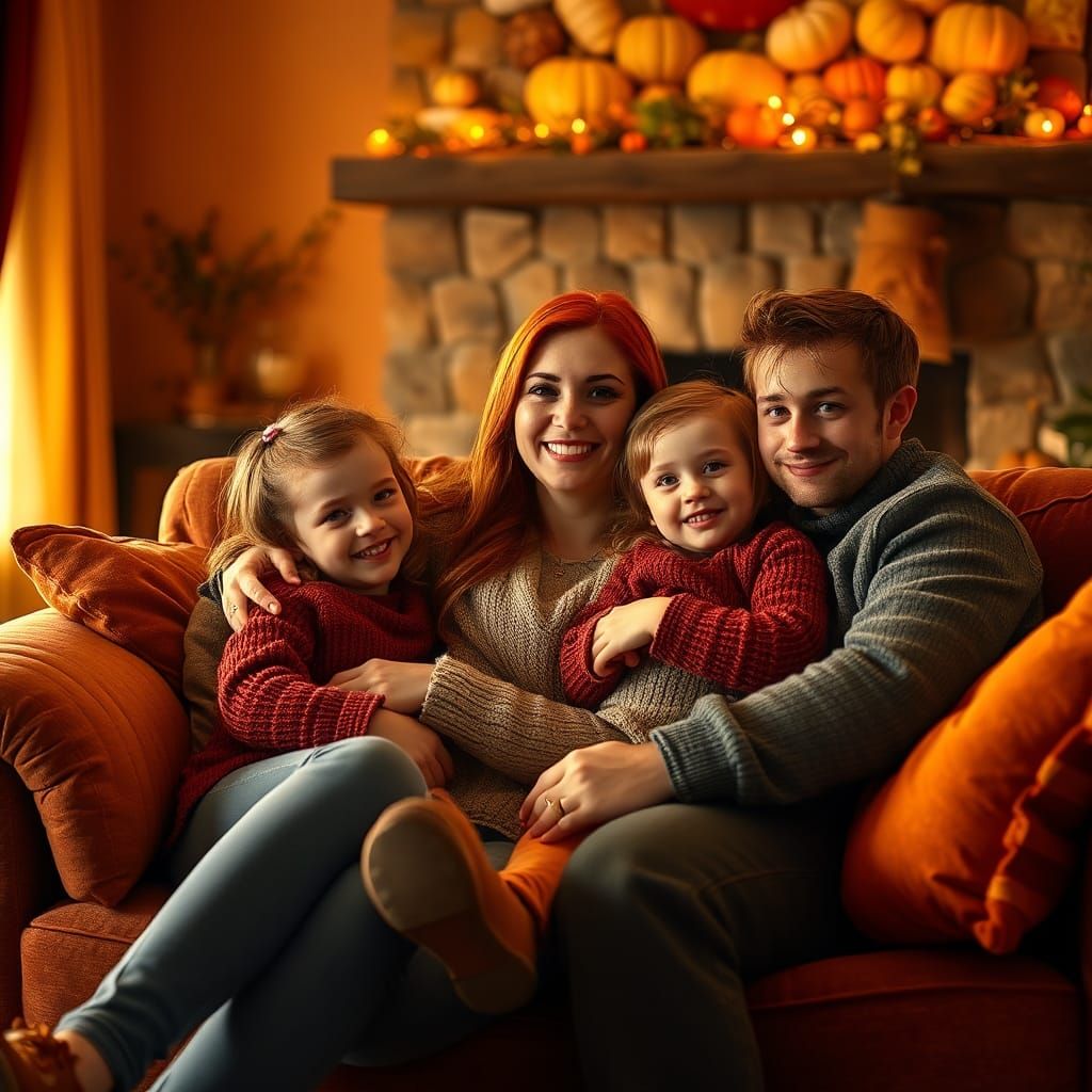 Redhead Tradwife in Cozy Autumn Home