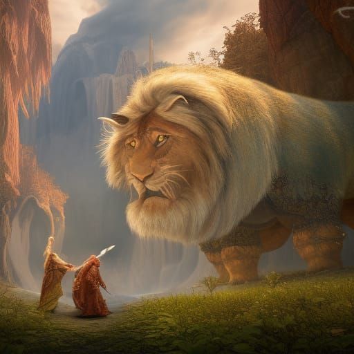 Aslan in Tanga: Detailed Fantasy Concept Art