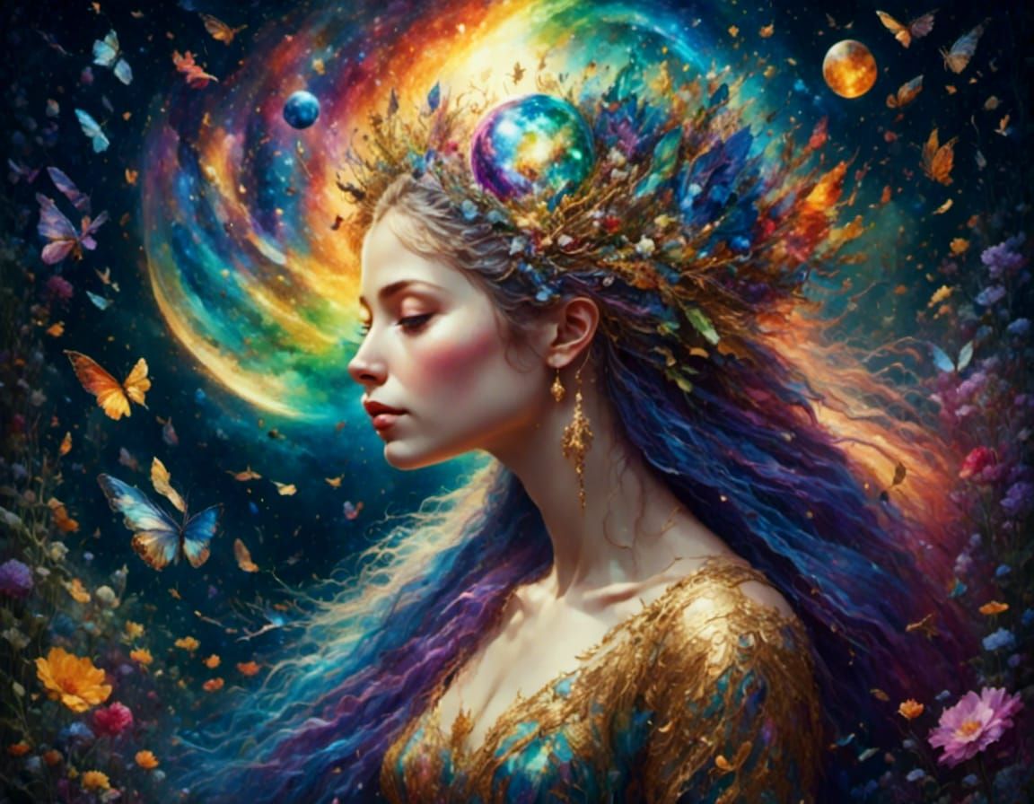 Gaia Holding World, Celestial Fantasy Art