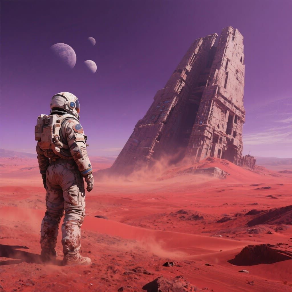 Astronaut Discovers Ancient Alien Ruins on Mars