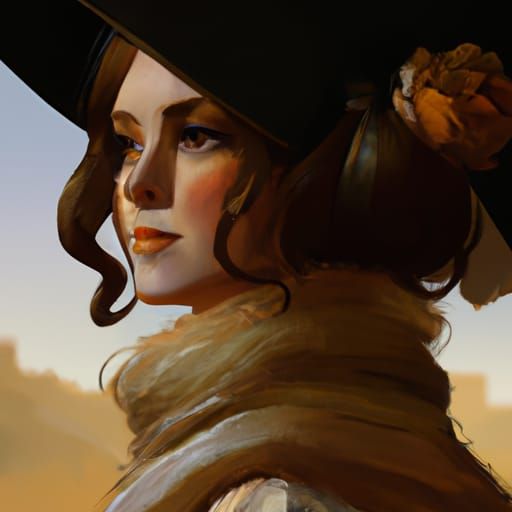 Bridgerton Portrait in Wes Anderson Style