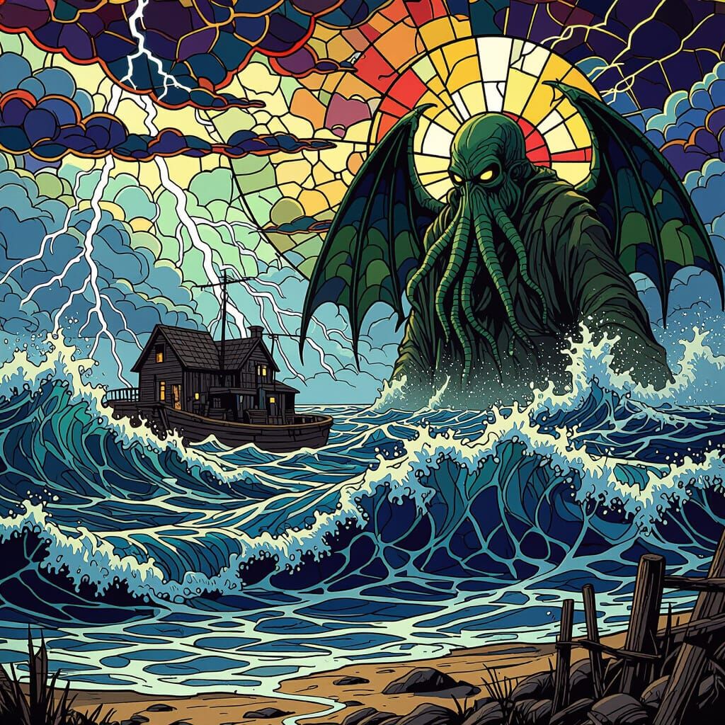 Cthulhu Rises: Epic Digital Matte Painting