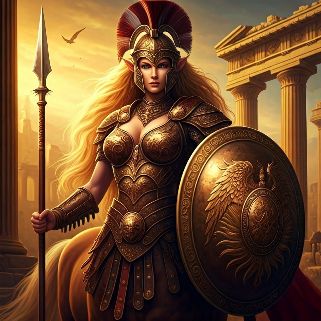 Majestic Greek Warrior