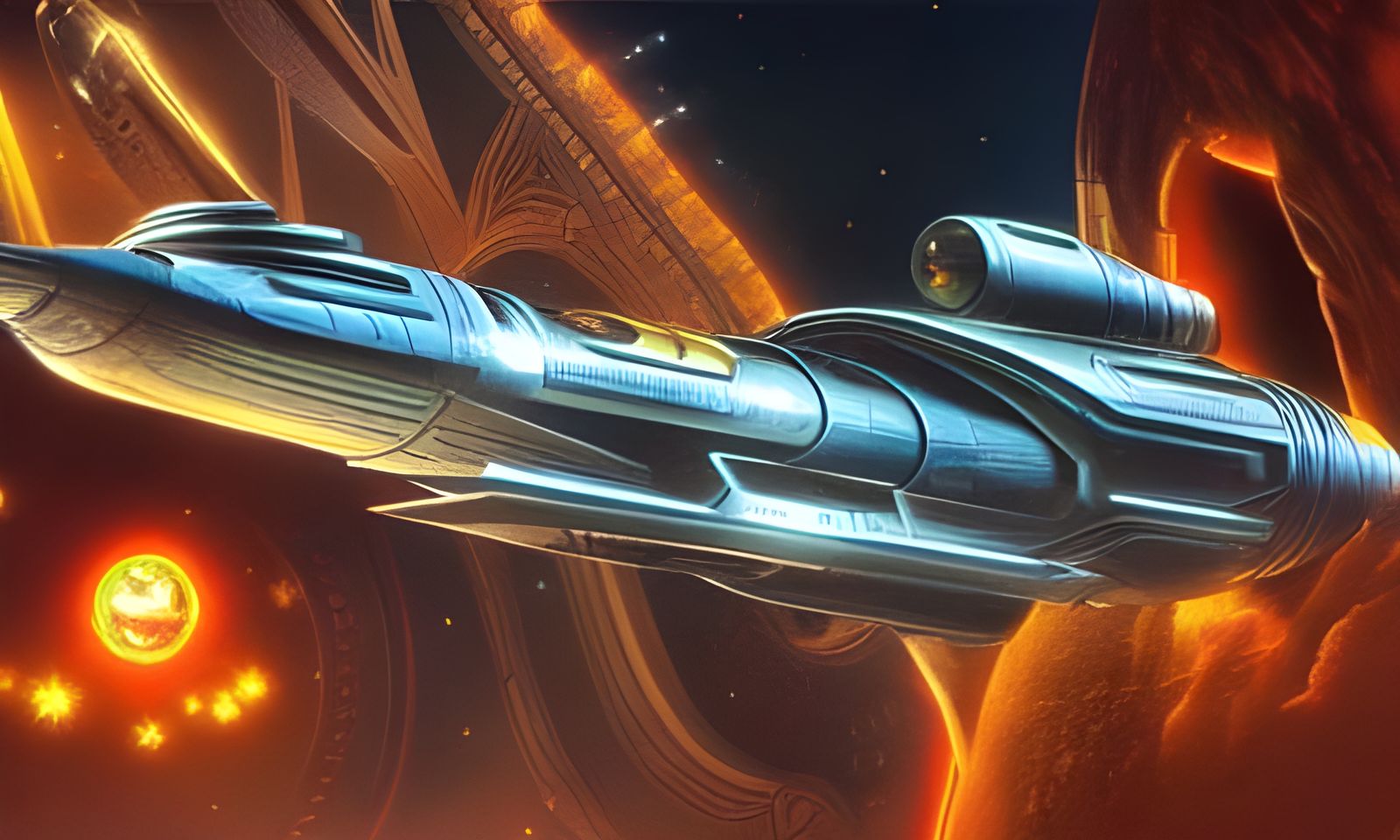 Inside Flash Gordon's Spaceship: Digital Matte Painting