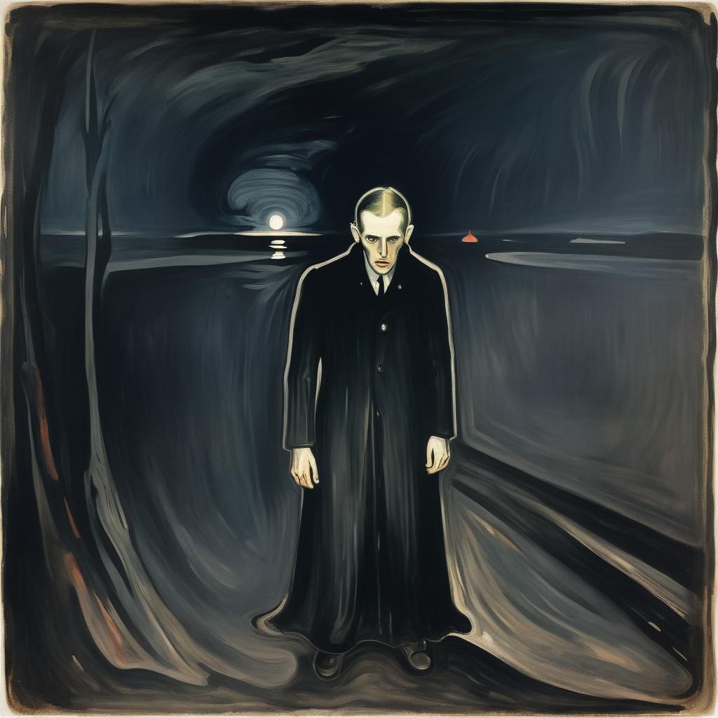Grimdark Image Inspired by Edvard Munch