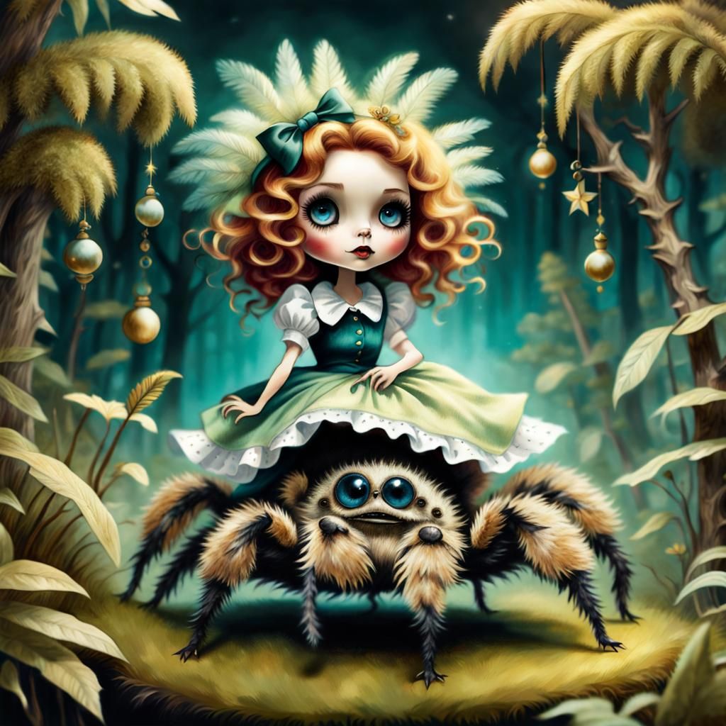 Plot Twist - Miss Muffet Riding that Spider Away
