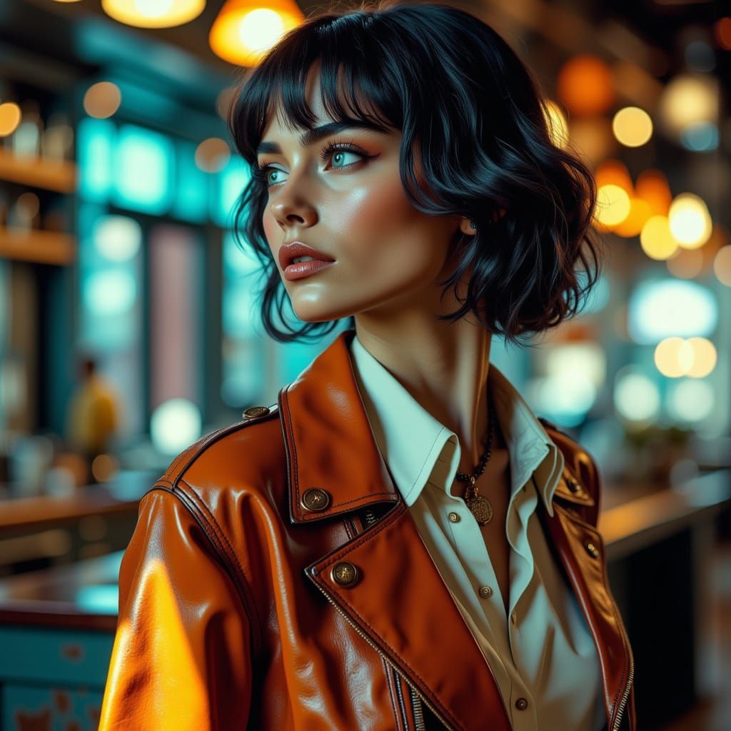 Sophisticated Autumn Beauty in a Cozy Kitchen