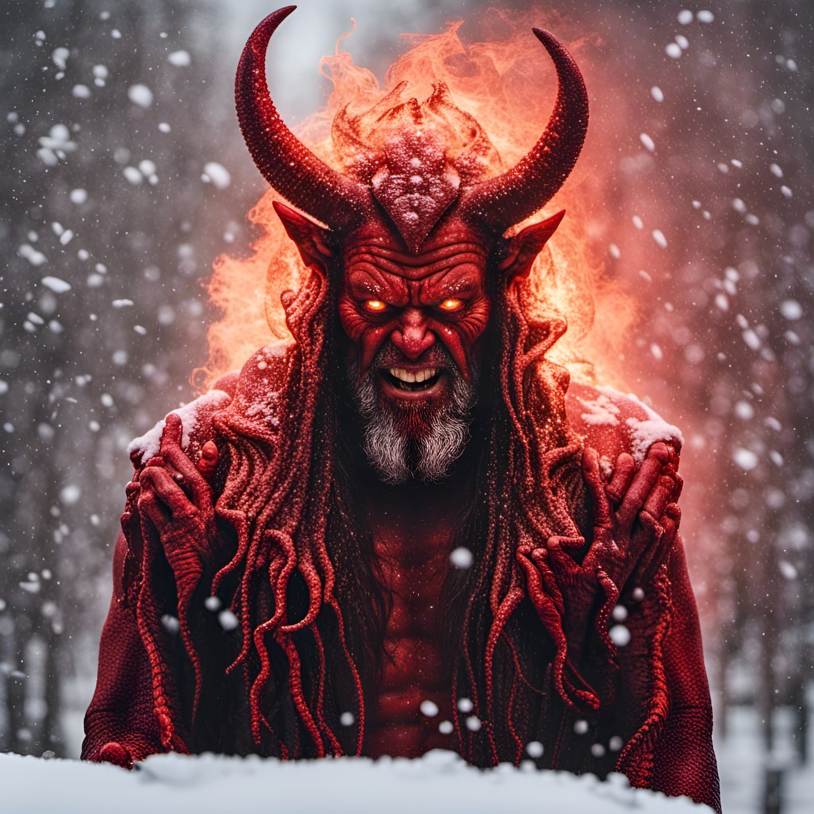 A Portrait of Satan In A Snow Storm (Continued)