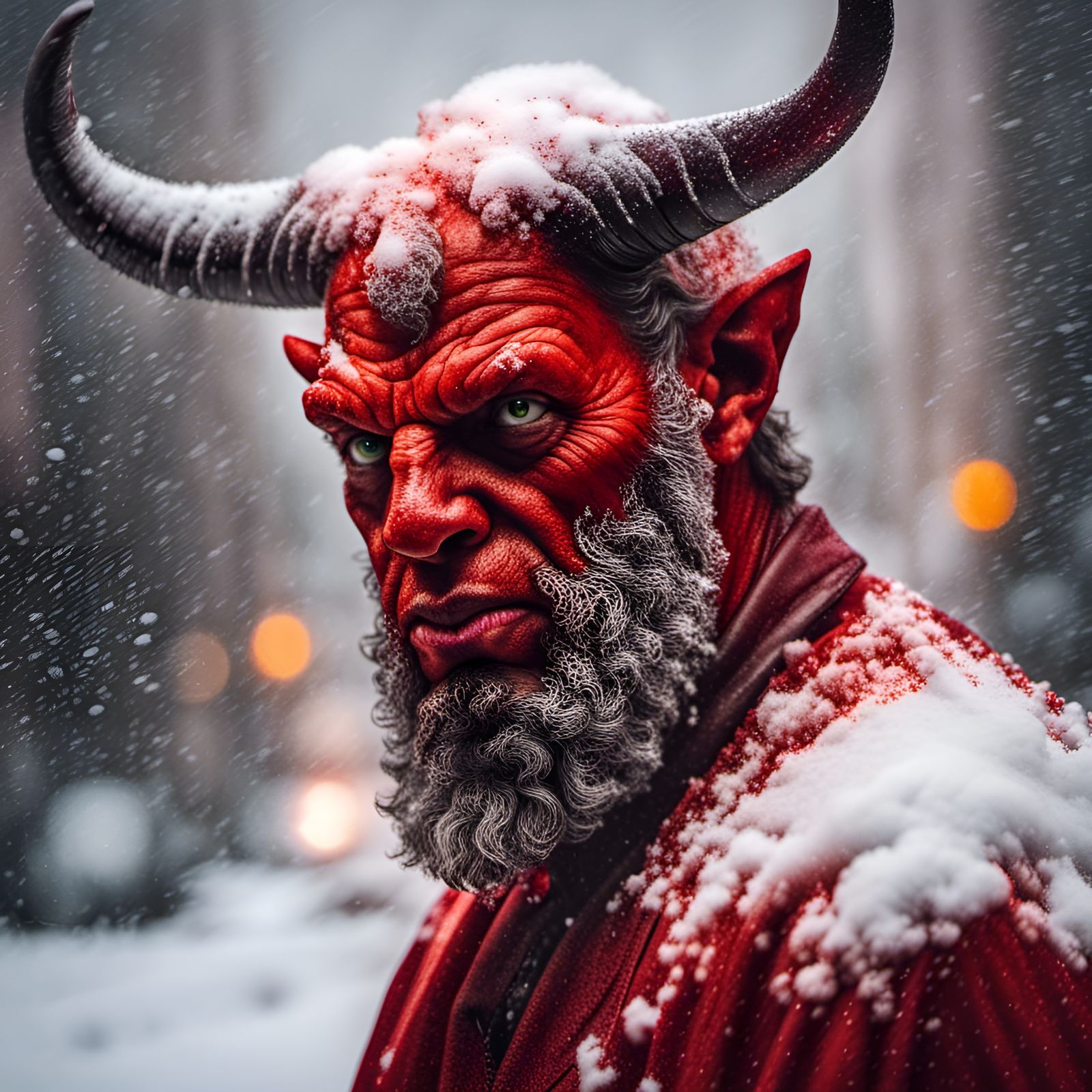 A Portrait of Satan In A Snow Storm (Continued)